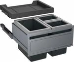 Einbauabfallsammler 1210557763 Grau/Dunkelgrau ca. 48l