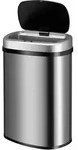 M&Uuml;LLEIMER viereckig 50L silber mit Sensor