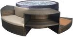Whirlpool Netspa Vita Schwarz &Oslash; ca. 156cm