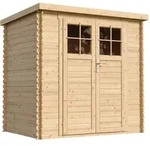 HOLZ-GARTENHAUS mit impr&auml;gniertem Boden- 2,22 m2 - M311F+M311G