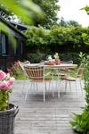 Gartentisch Ellen Wei&szlig;/Teak