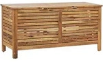 AUFLAGENBOX Akazienholz hellbraun 130/48 cm Riviera