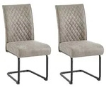 Schwingstuhl-Set Maria-XXL 2er-Set Taupe