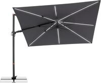 Ampelschirm Myzone LED Anthrazit ca. 300x220cm
