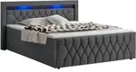 BOXBETT Leona Grau Samt 140x200 cm