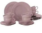 KAFFEESERVICE Beat Color Glaze Altrosa 18-tlg.