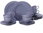 KAFFEESERVICE Beat Color Glaze Fliederblau 18-tlg.