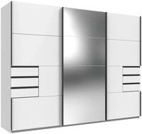 Schwebet&uuml;renschrank Saigon in Schwarz/Wei&szlig;