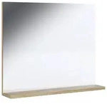 Wandspiegel Landos ca. 50 cm Eichefarben/Wei&szlig;