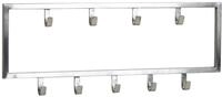 Wandgarderobe Wohnling ca. 50x20x4 cm Silberfarben