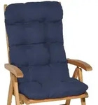 HOCHLEHNERAUFLAGE Flair HL 120/50/8cm Dunkelblau