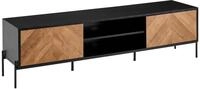 Lowboard ''Wohnling'', Schwarz/Braun