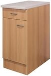 K&uuml;chenunterschrank in Buchefarbe 'Nano'