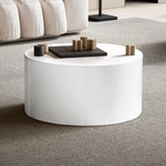 Couchtisch Monobloc Wei&szlig; hochglanz