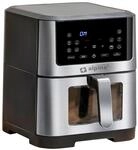 Hei&szlig;luftfritteuse Alpina Schwarz/Silber max. 1800Watt