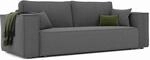 SOFA mit Schlaffunktion und Bettkasten, Dunkelgrau