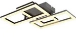 LED-Deckenleuchte Sapena Grau/Schwarz max. 15 Watt Deckenlampe