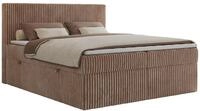 BOXBETT TILIANO 180/200 - Braun Cord - H4