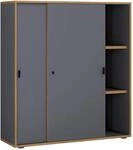 Aktenschrank Salia B100 Anthrazit/Honigeiche