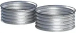 HOCHBEET aus Metall, 2er Set Blumenkasten, Gem&uuml;sebeet f&uuml;r Garten, Balkon, Silber