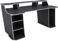 Gamingtisch Matrix Anthrazit/Wei&szlig;