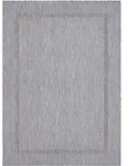 Flachwebeteppich Relax Silberfarben ca. 240x340cm