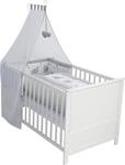 BABYBETT Elefant 70 x 140 cm wei&szlig;
