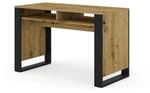 SCHREIBTISCH Gani Holz und Mattschwarz