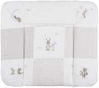 Roba Wickelauflage Fox & Bunny Taupe/Wei&szlig; ca. 85x75cm