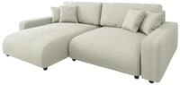 ECKSOFA Emma Beige Cord - Ottomane links