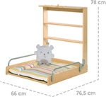 WANDWICKELREGAL Dschungelbaby