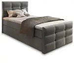 BOXBETT AMON 80 80x200 cm mit Matratze und Topper - Grau
