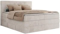 BOXSPRINGBETT TILIANO KING - 200/200 - Beige Cord - H4