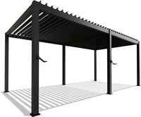 Juskys PERGOLA/ LAMELLENDACH Tahiti 3x5,9 m anthrazit