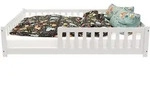 KINDERBETT Naya wei&szlig; mit Matratze 140x200 cm