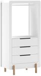 Kleiderschrank Simple ca. 88x180x54,4 cm Wei&szlig;