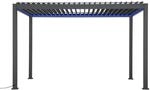 Gardenson PERGOLA Anthrazit m.LED ca. 400x300 cm