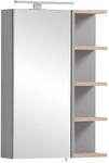 Spiegelschrank Balto Grau 1-t&uuml;rig mit LED