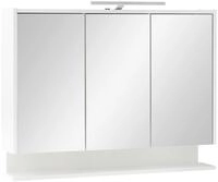 Spiegelschrank Flag Wei&szlig; mit LED 3-t&uuml;rig