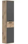 Hochschrank Mason Grau/Eiche
