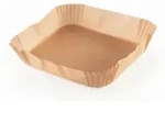 Backpapier Hei&szlig;luftfritteuse Hellbraun 50 St&uuml;ck