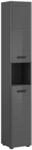 Hochschrank Soft Grau hochglanz