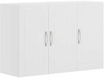 H&Auml;NGESCHRANK mit Verstellbarem Regal, 90x60x30cm, Wei&szlig;