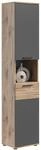 Hochschrank Mason Eiche/Grau