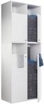 W&auml;scheschrank KLIDAS XXL Wei&szlig; ca. 81x184x39 cm