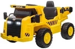 KINDER Elektro Traktor 12V Aufsitztraktor mit Fernbedienung Eimer Schaufel Gelb