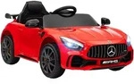 ELEKTRO-KINDERAUTO, Mercedes, 3-5 km/h, Fernbedienung, Licht & Musik, Rot