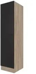 Geschirrschrank Capri Schwarz/Eichefarben