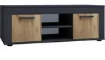 Lowboard Usilo Anthrazit/Honigeiche