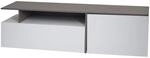 TV-RACK Beton Dekor, wei&szlig;